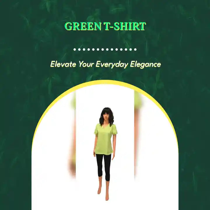 Green T-shirt by@Outfy